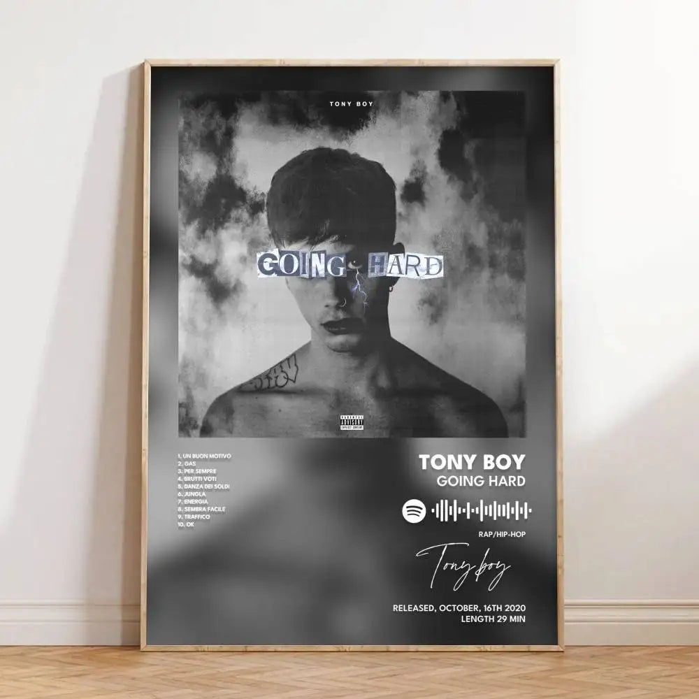 Tony Boy Self-Adhesive Art Poster – Waterproof Wall Sticker