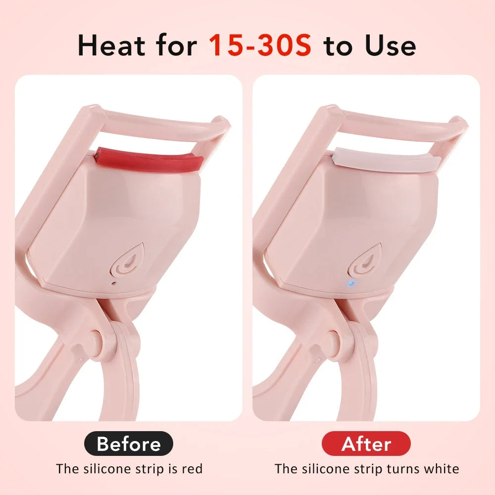 Moajaza Heated Electric Eyelash Curler – USB-C Rechargeable