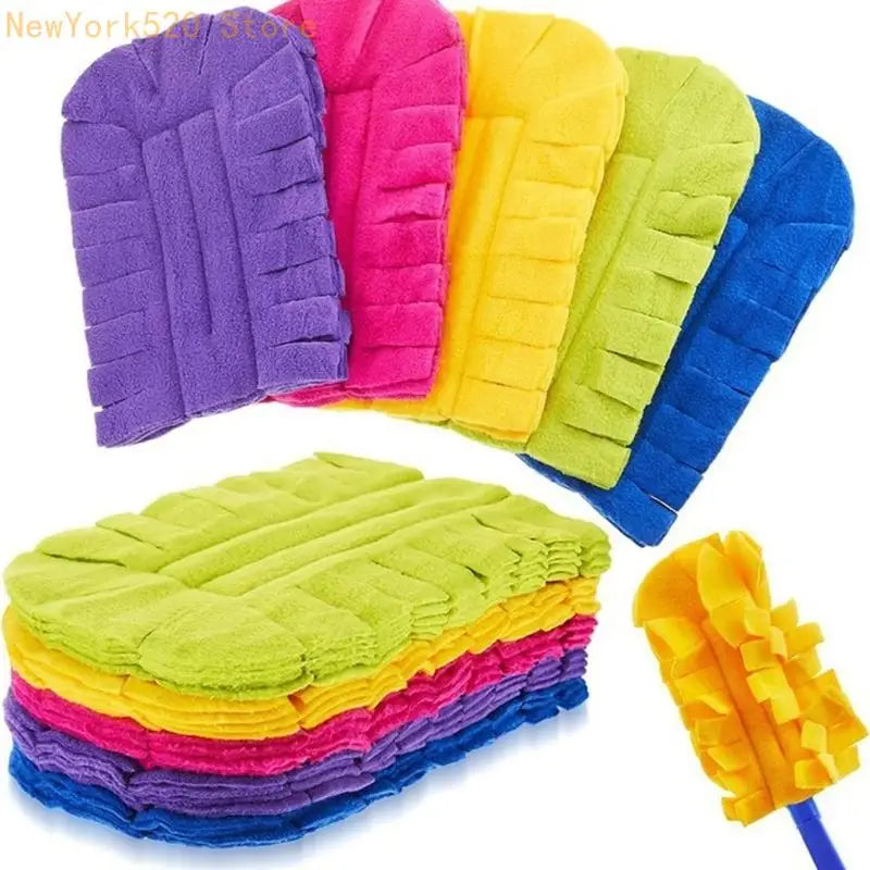 Microfiber Duster Refill Pads 12-Pack – Washable Fleece