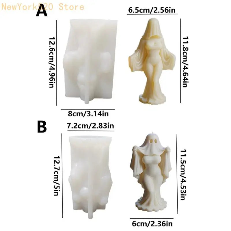 Shade Bride Silicone Mold – Resin, Soap & Candle Casting