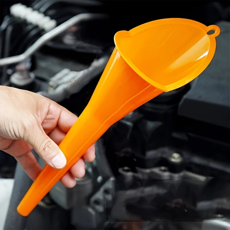 Long Handle Splashproof Fuel Funnel – Car & Motorcycle