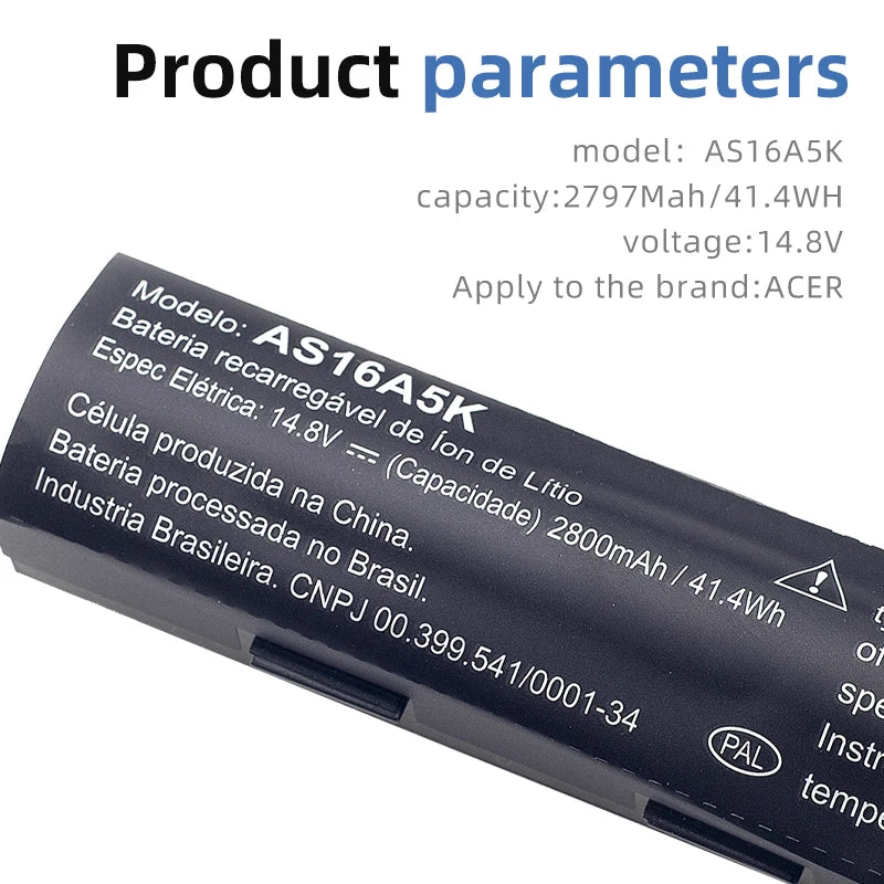 SUOZHAN AS16A5K Battery for Acer Aspire E15 E5-575 Series