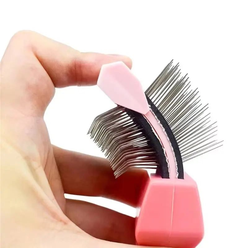 VIBE Double-Sided Pet Deshedding Grooming Brush – Dogs & Cats