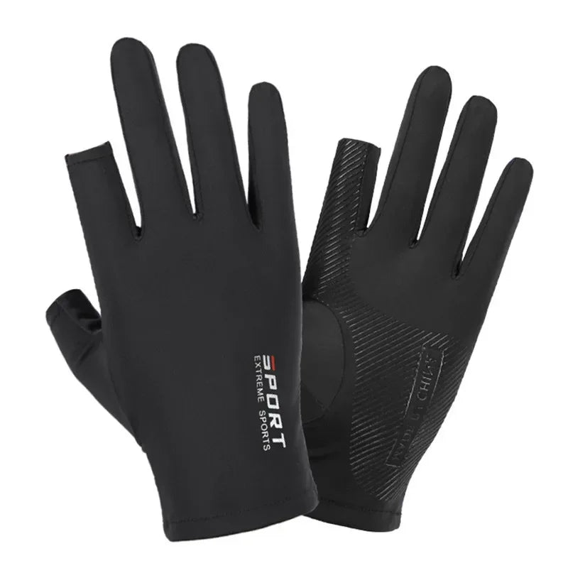 Two-Finger Touchscreen Gloves – Anti-Slip Sun-Proof Summer