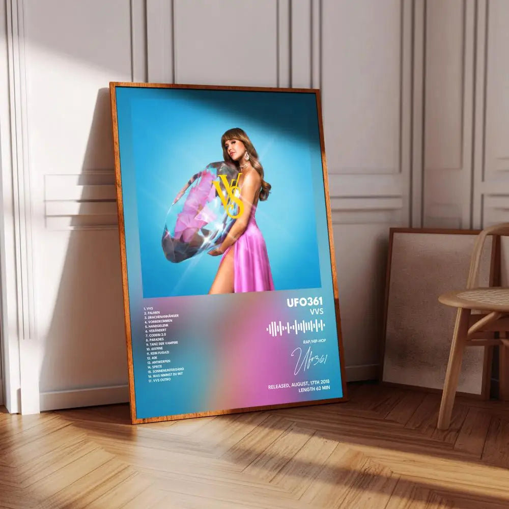 Ufo361 Music Album Cover Poster – Canvas Print Wall Art Decor