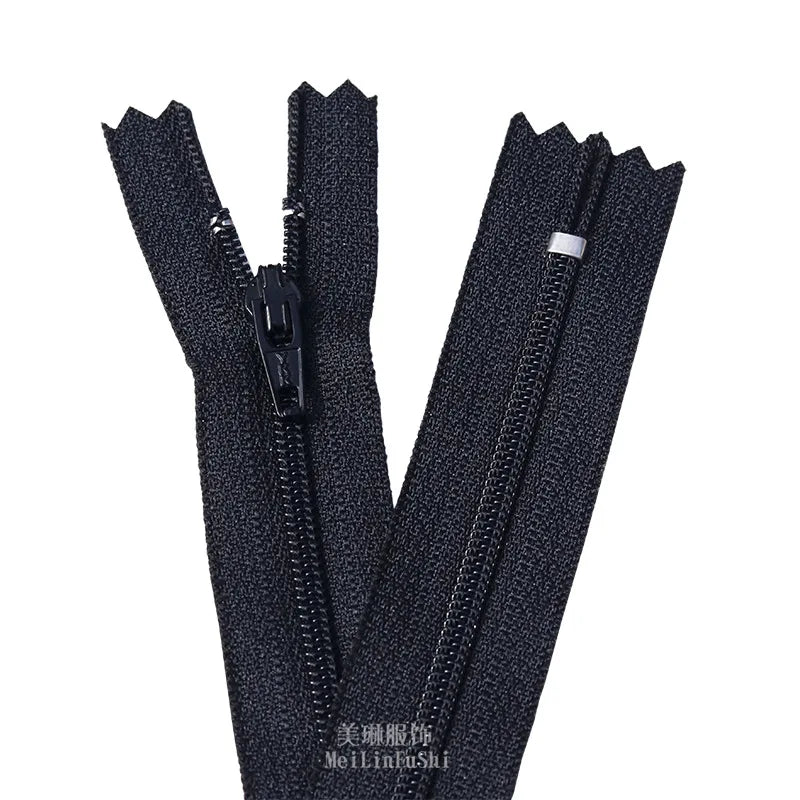 YKK3 Nylon Invisible Zippers 18cm – 30/50/100 Pack