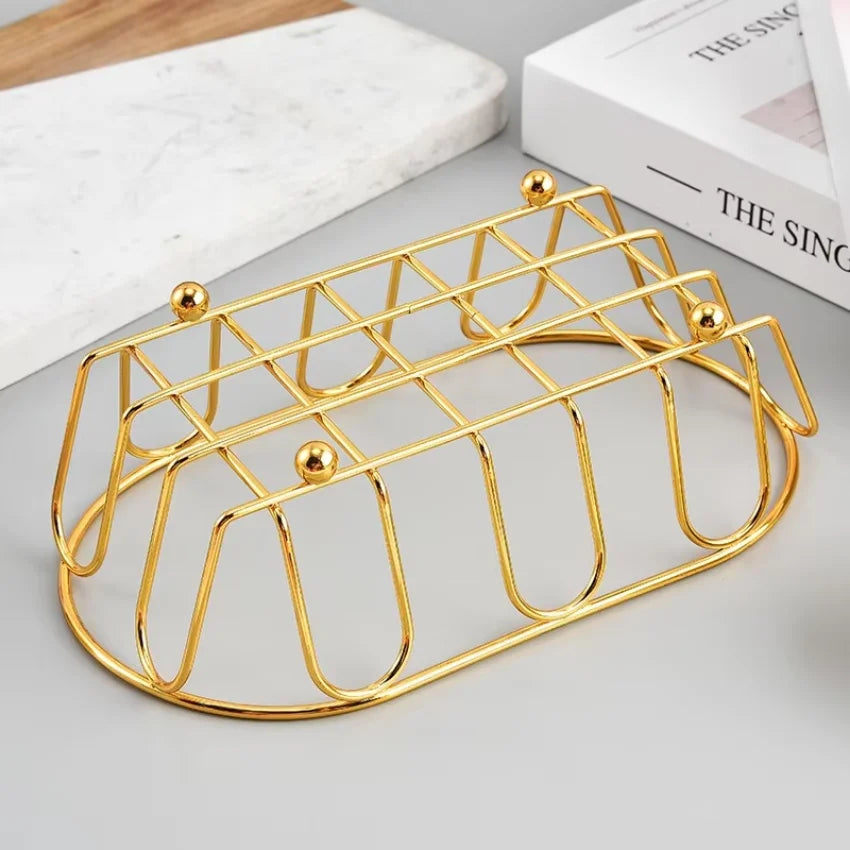 2-Pack Stainless Steel Storage Baskets – Desk & Vanity Organizer