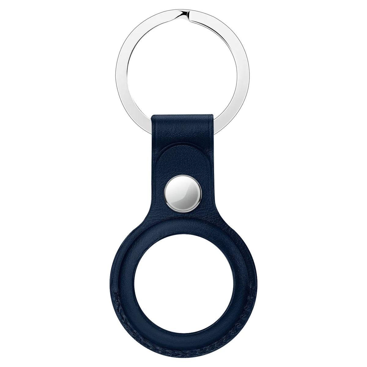 Round Colorful Keychain Holder Loop Ring Organizer Case