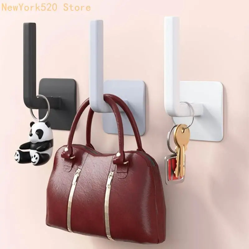 L-Shaped Wall Adhesive Hook – Heavy Duty Storage Hanger