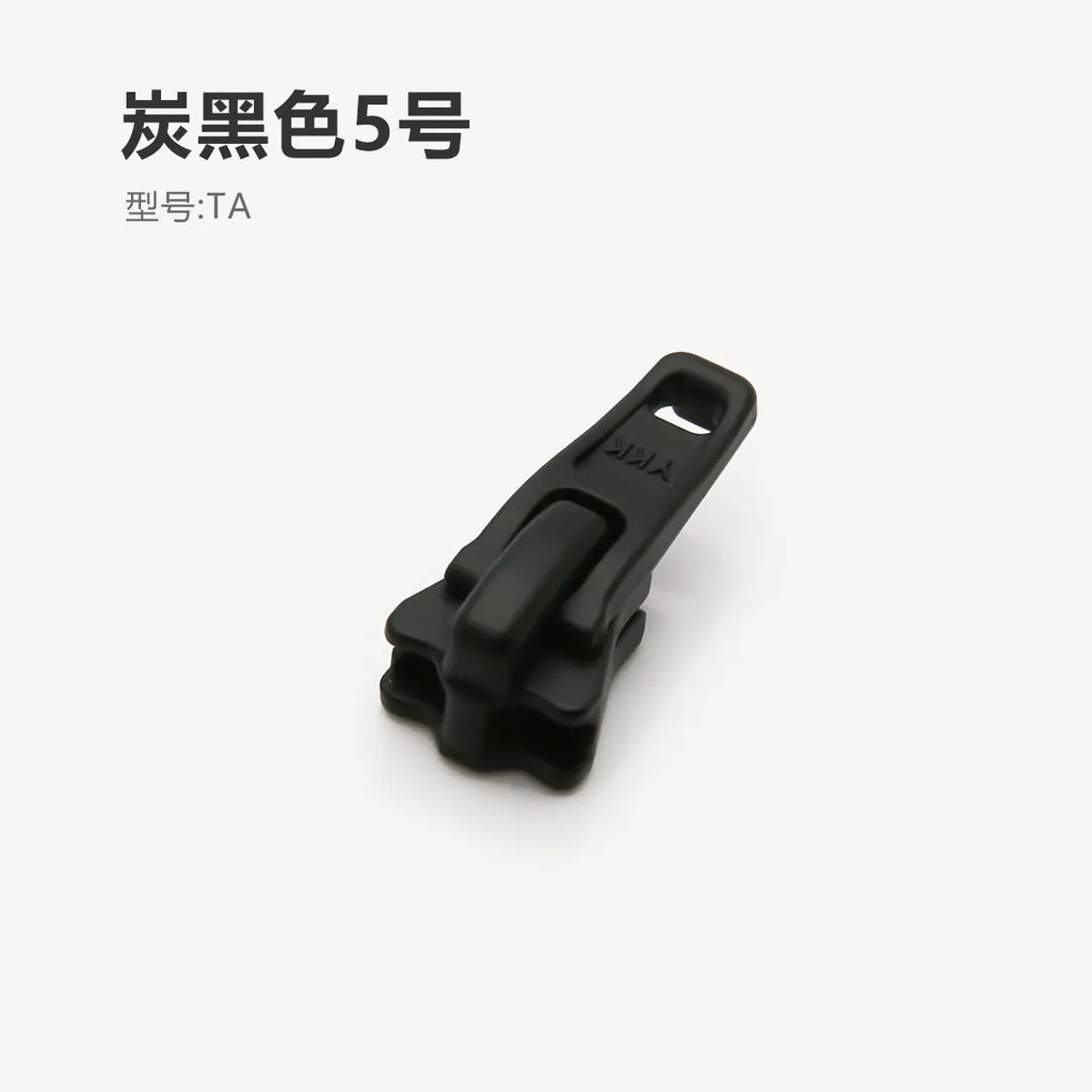 10 Pcs YKK No. 5 Resin Self-Locking Zipper Heads Nickel-Free