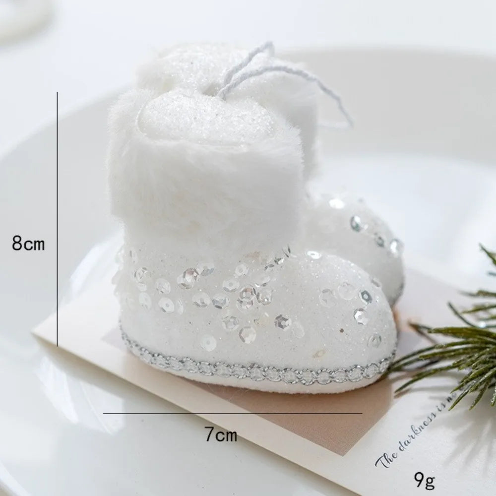 Sequin Foam Christmas Tree Baubles 8cm – Gold & Silver