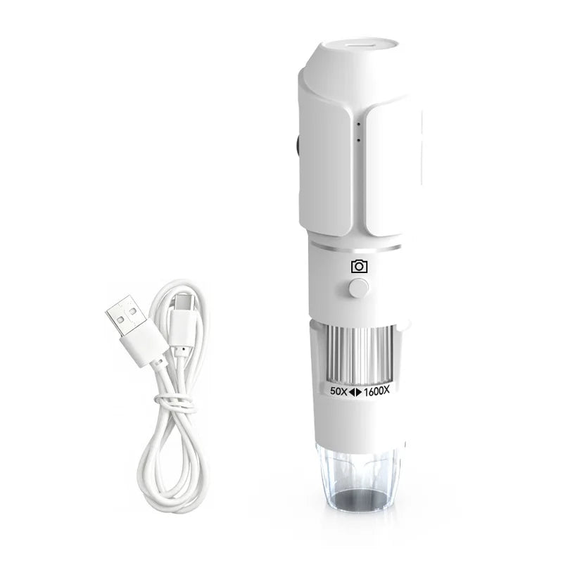 Wireless WiFi Digital Microscope 1600X – 8 LED Handheld Camera