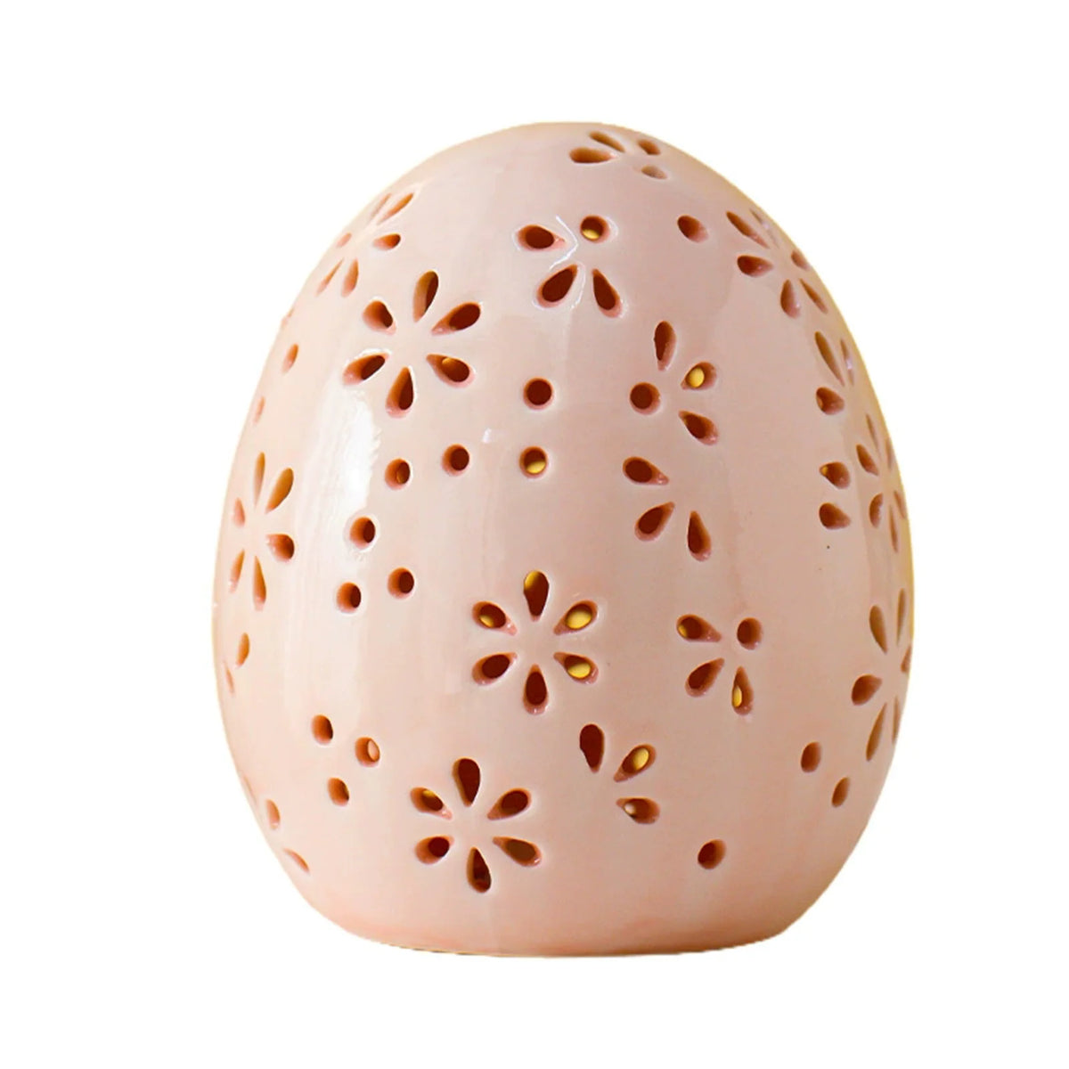 Rustic Easter Egg Glass Dome Ornament | Resin Décor