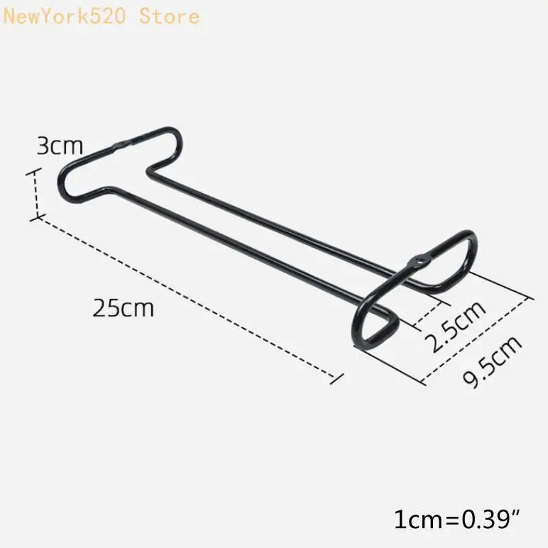 Under Cabinet Wine Glass Holder – Stainless Steel Rack