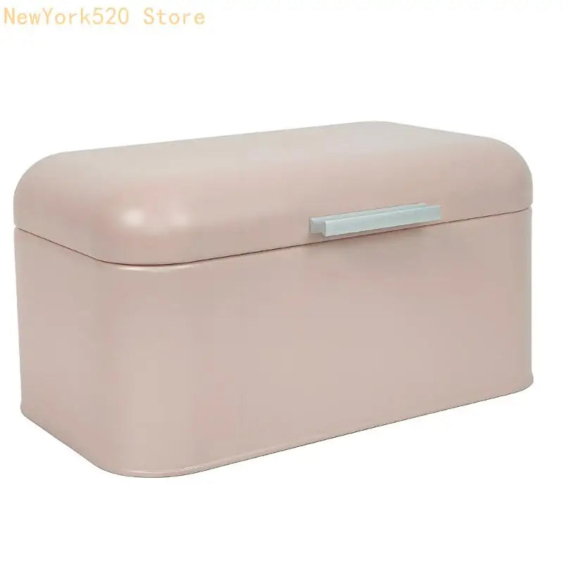 Retro Tinplate Bread Bin Flip-Top Lid | Large Kitchen Storage