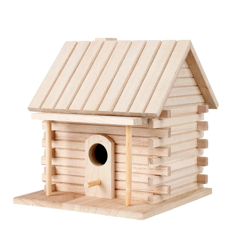 Wooden Hanging Birdhouse Nesting Box – Garden Bird Decor