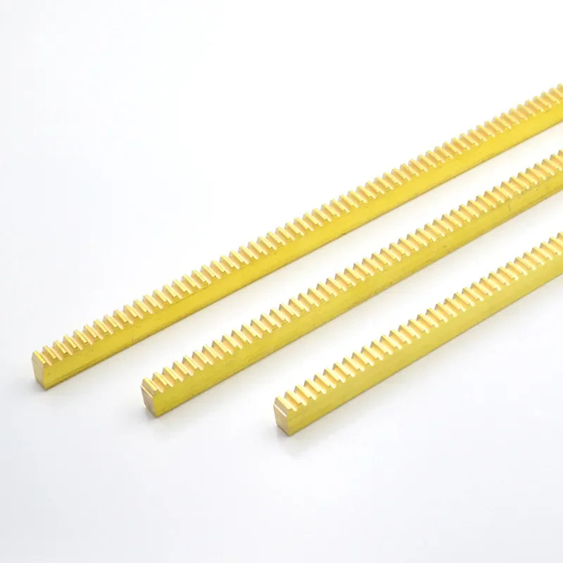 0.5 Mod Brass Gear Rack Spur 200mm 300mm 500mm | VIBE