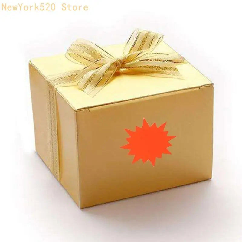 500 Pcs Fluorescent Adhesive Label Stickers Roll