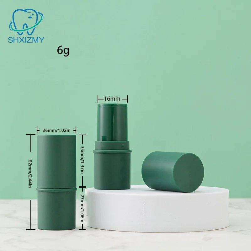 6g Refillable Lipstick Tube Empty Lip Balm Container Candy Color