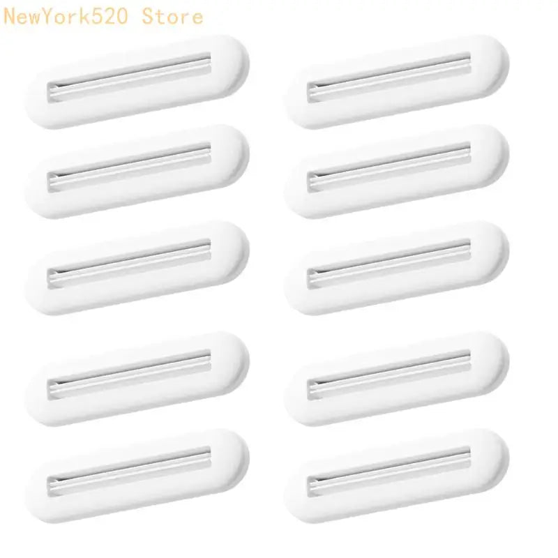 10-Pack Plastic Toothpaste Squeezer – Zero Waste Bathroom Tool