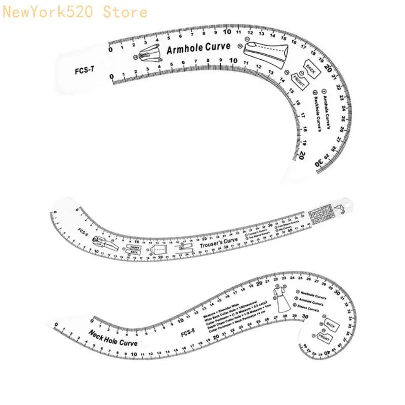 French Curved Ruler for Sewing, Dressmaking & Pattern Making