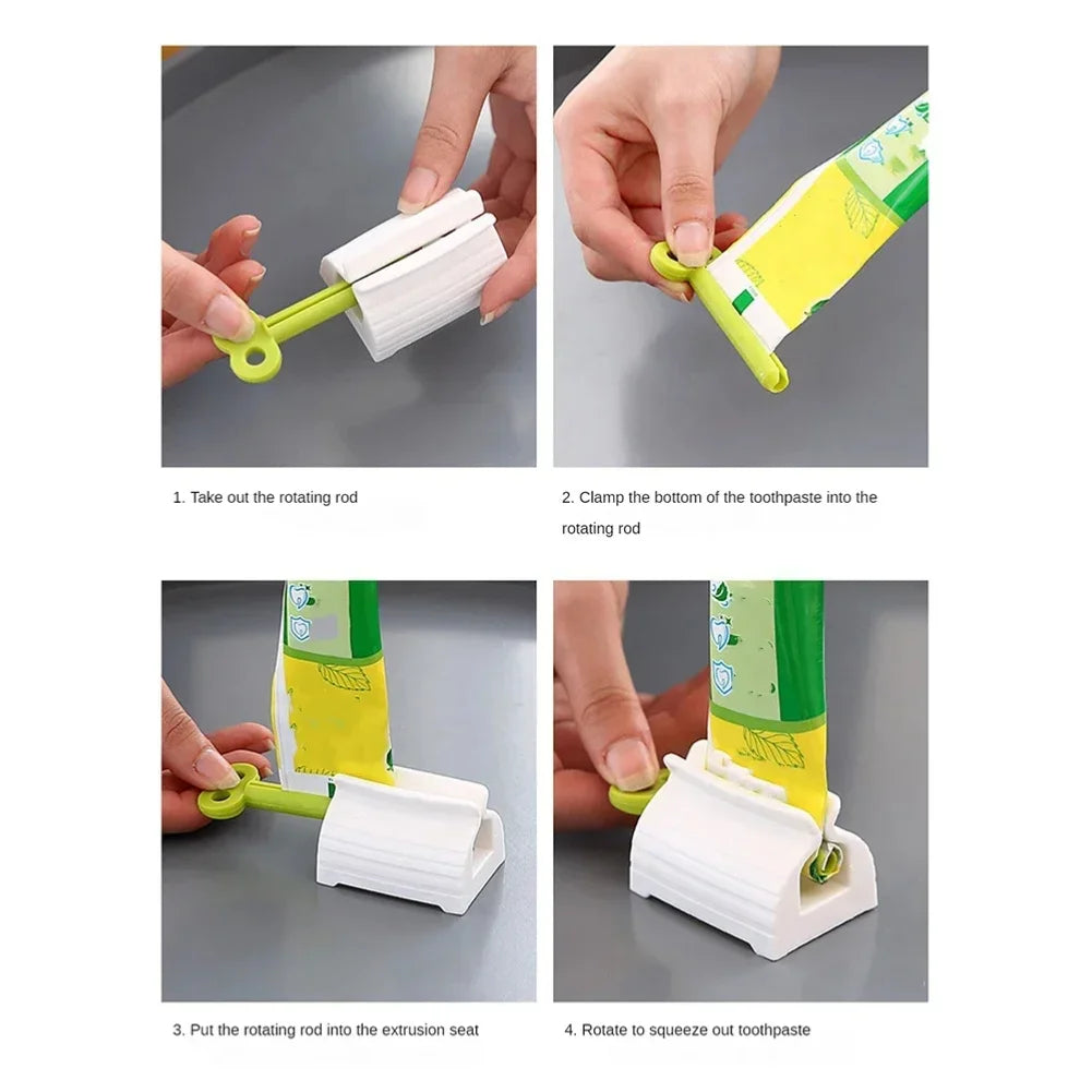 Toothpaste Tube Squeezer & Rolling Dispenser | VIBE