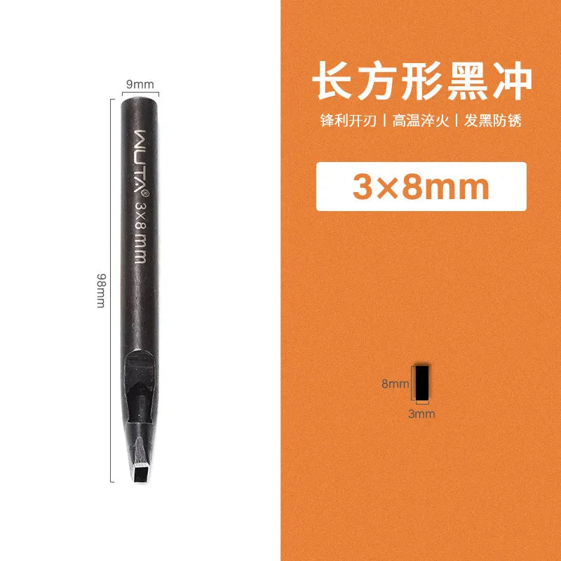WUTA Rectangular Leather Belt Punch – DIY Manual Strap Tool