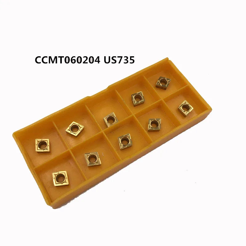 10-Pack CCMT09T308 Carbide Inserts CNC Metal Turning Tools