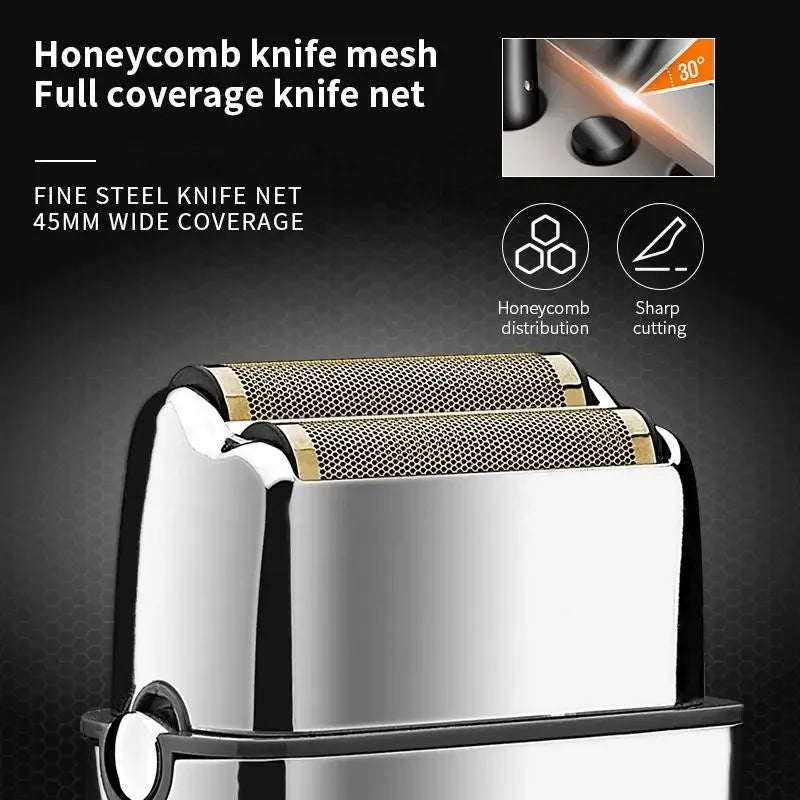 Kemei KM-TX5 Pro Metal Electric Shaver – Rechargeable Men's Razor