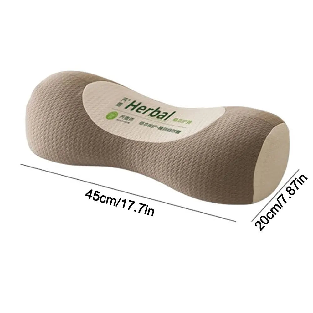 Cylindrical Buckwheat Neck Pillow – Ergonomic Memory Foam Support