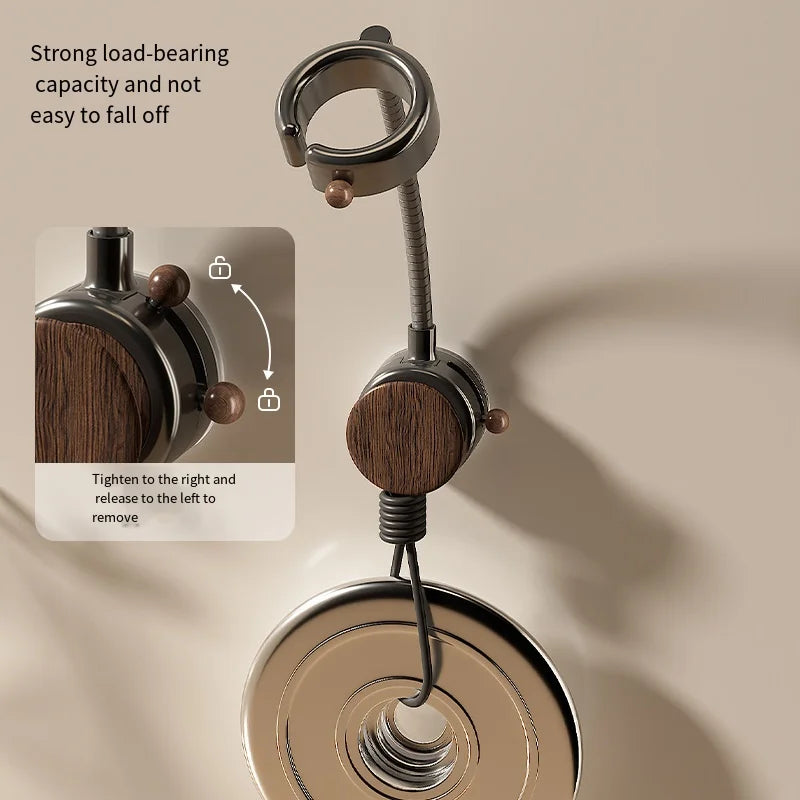 Rotatable No-Drill Wall-Mounted Hair Dryer Holder Rack | VIBE