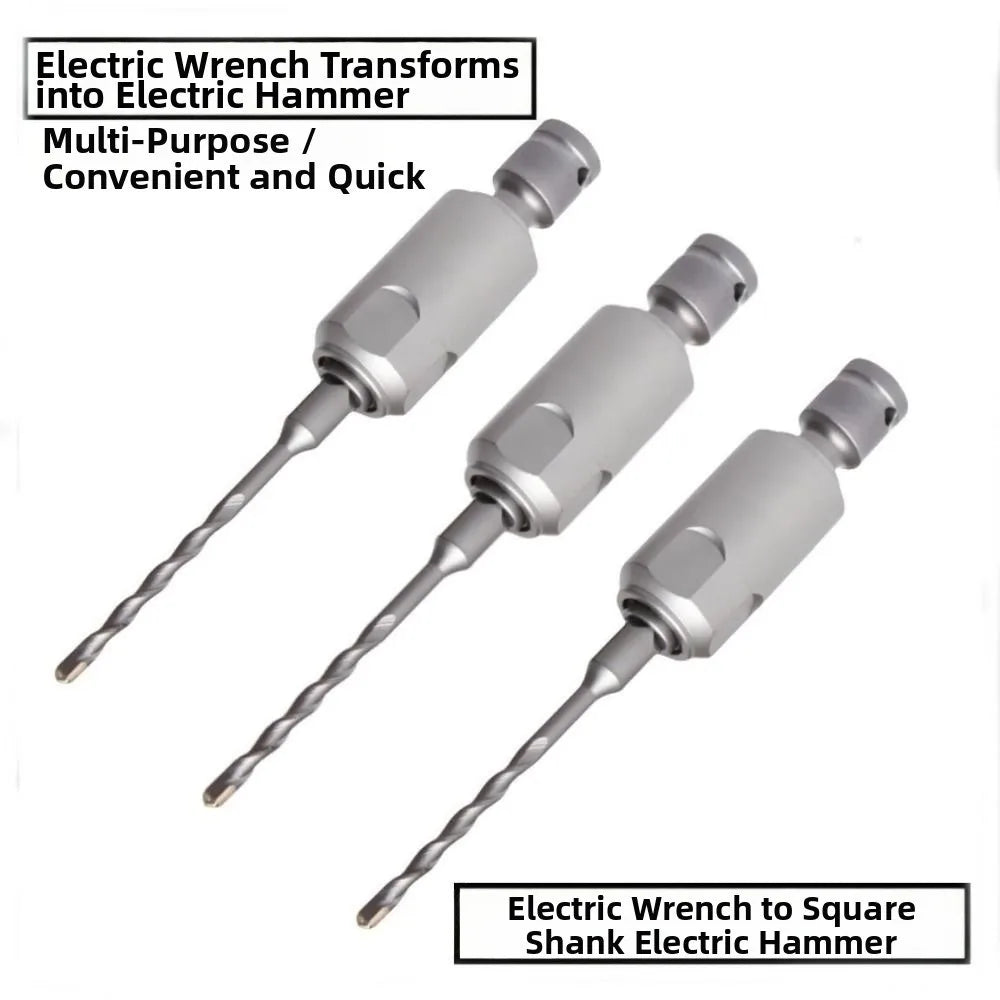 Impact Wrench to SDS-Plus Adapter | Square Interface Converter