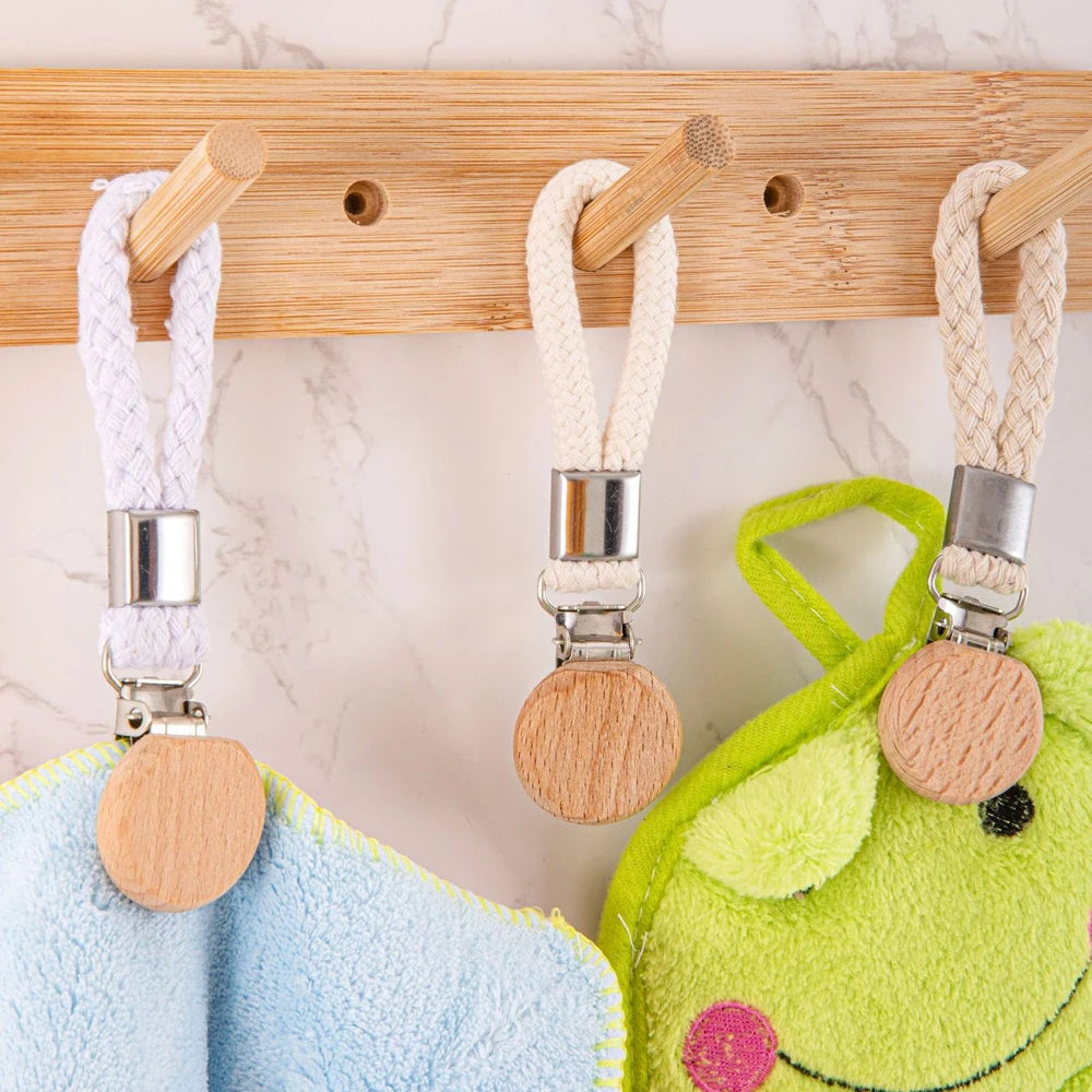 Cotton Loop Towel Clips – Metal Hanger for Bathroom & Kitchen