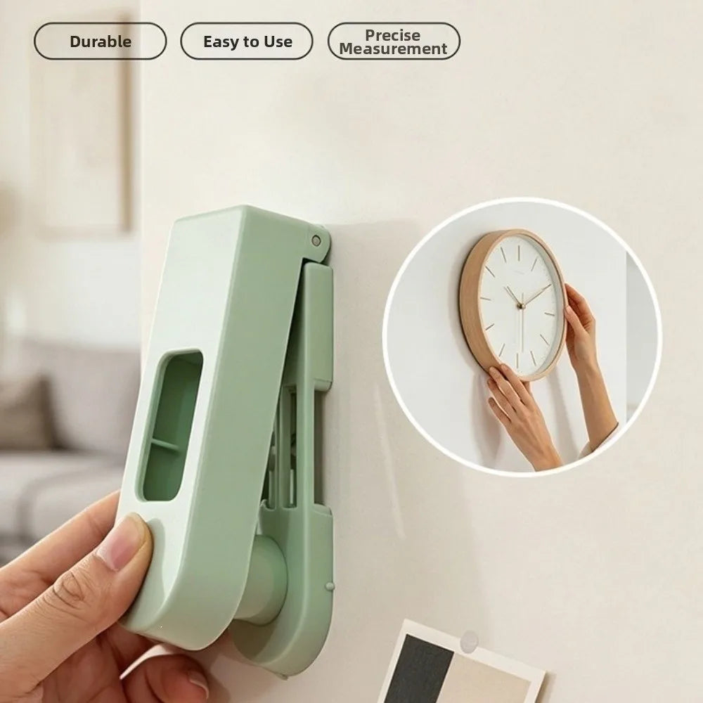 Picture Hanging Level Ruler with Magnetic Nail Locator – DIY Tool