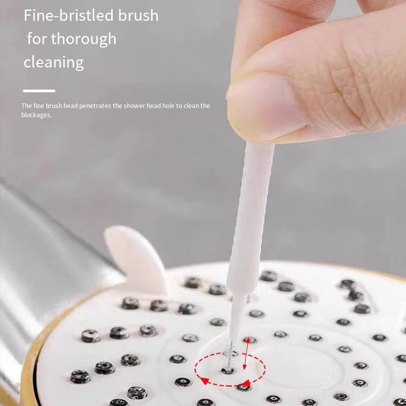 Shower Head Cleaning Brush & Unclogger Needle Set