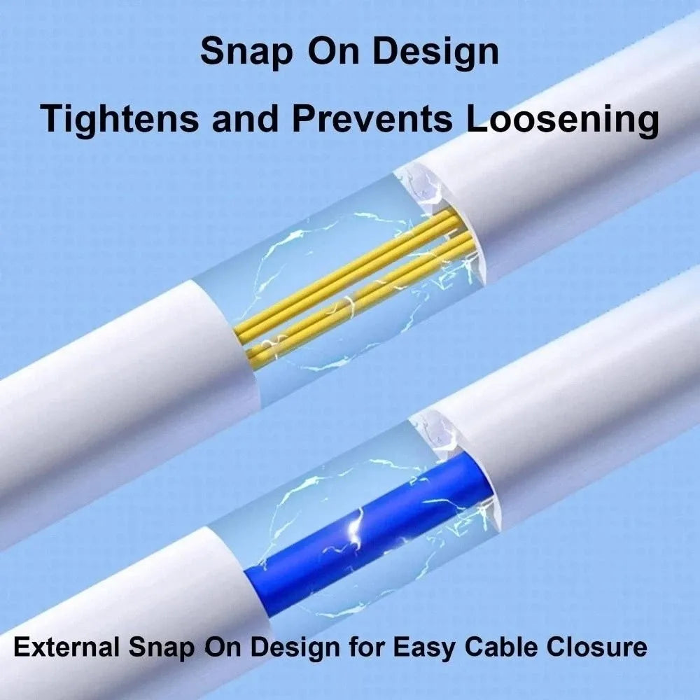 Self-Adhesive Floor Cord Cover – PVC Wire Hider for Home & Office