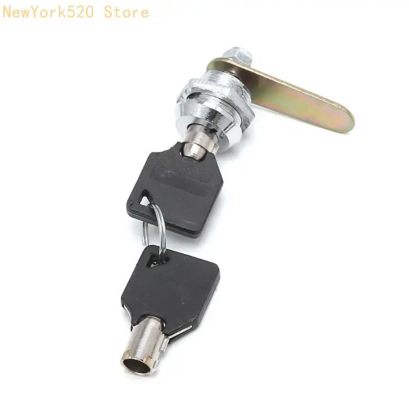 Zinc Alloy Drawer Cabinet Lock with 2 Keys – 16–30mm