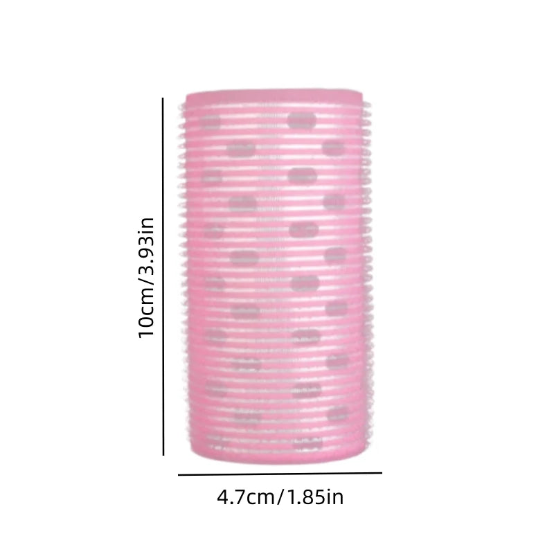 Self-Adhesive Hair Rollers & Air Cushion Brush Set – No Heat