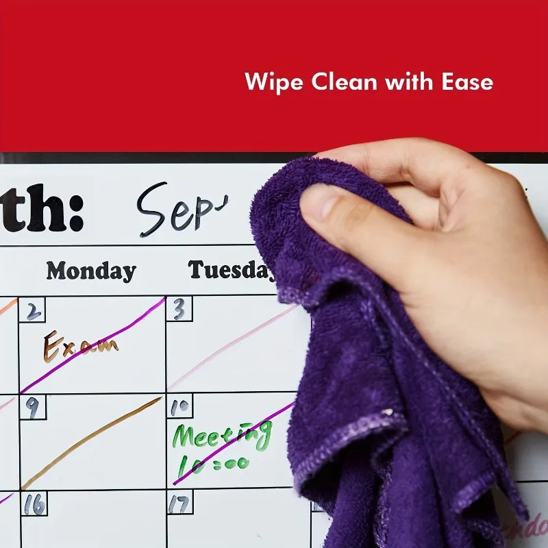 Magnetic Dry Erase Fridge Calendar – Monthly Kitchen Planner