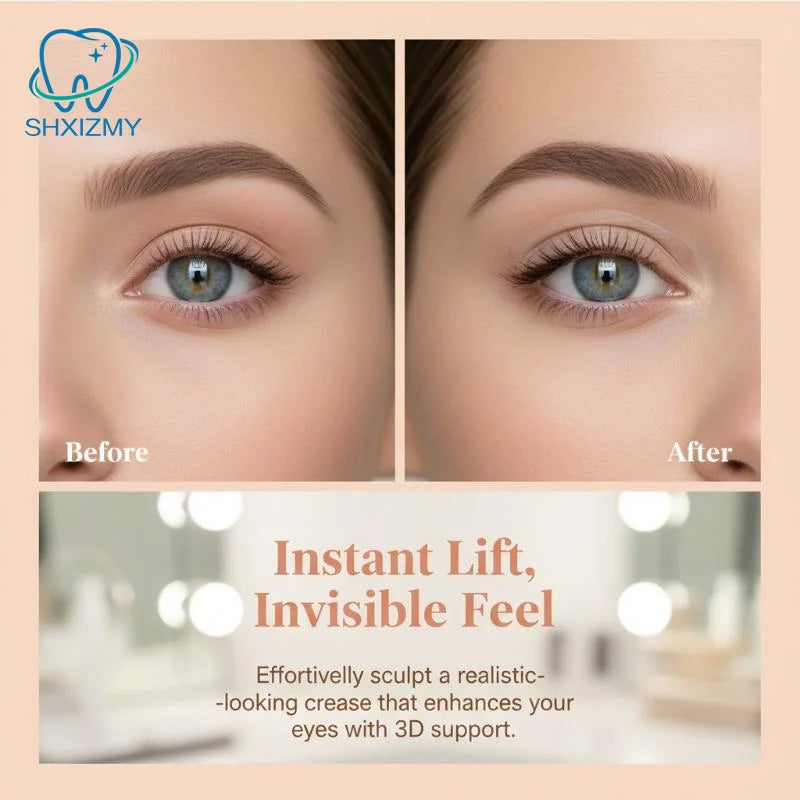 3D Double Eyelid Tape – 32 Pcs Invisible Waterproof Strips