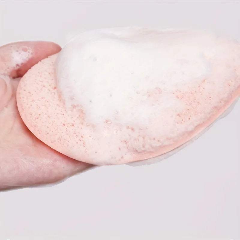 Handheld Facial Cleansing Brush, Sponge Puff & Scrubbing Set