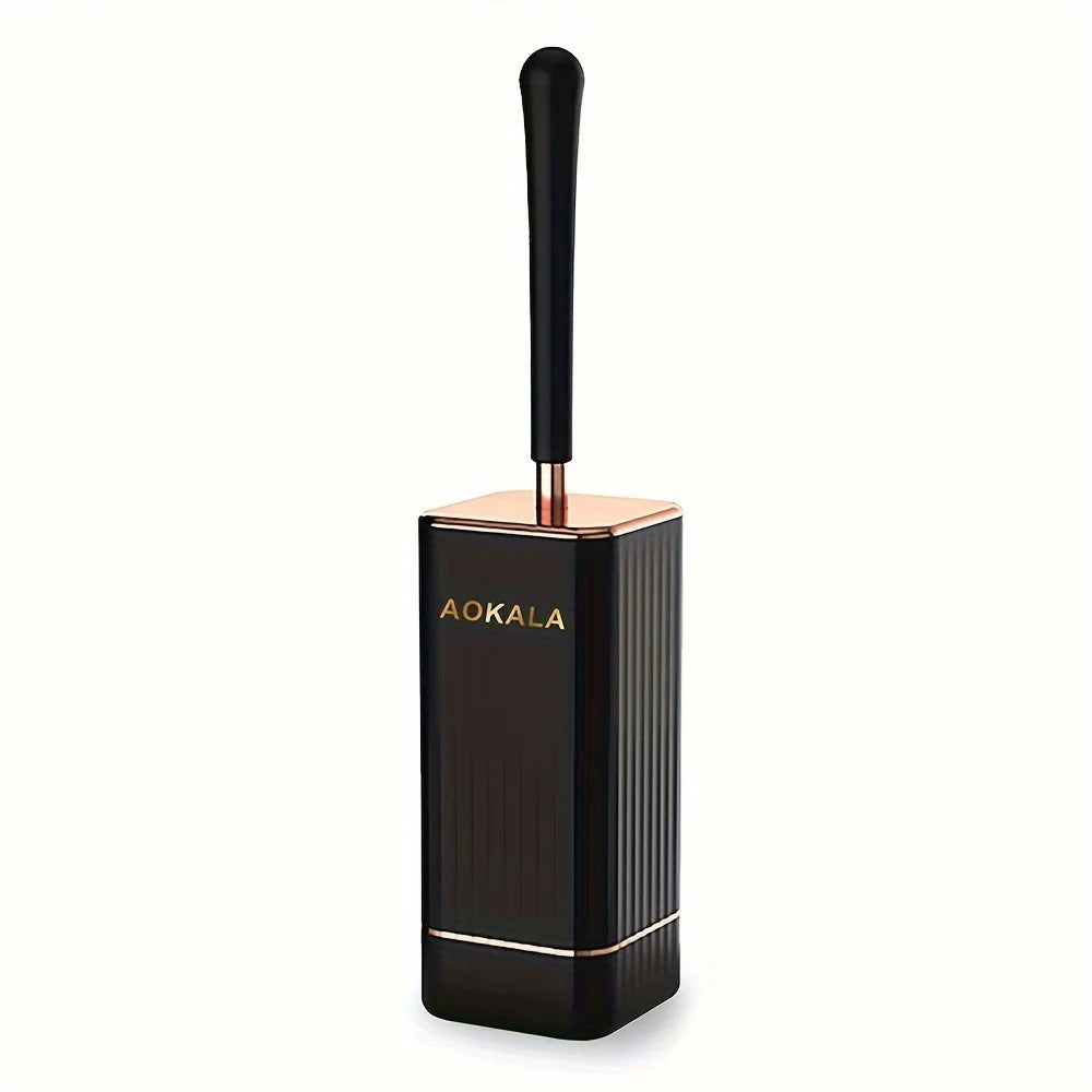 Toilet Brush Set with Holder – Soft Bristle Long Handle