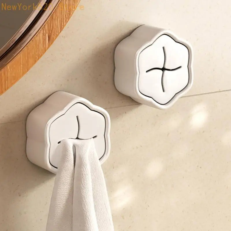 4-Pack Adhesive Kitchen Towel Hooks – Wall Mount Hangers
