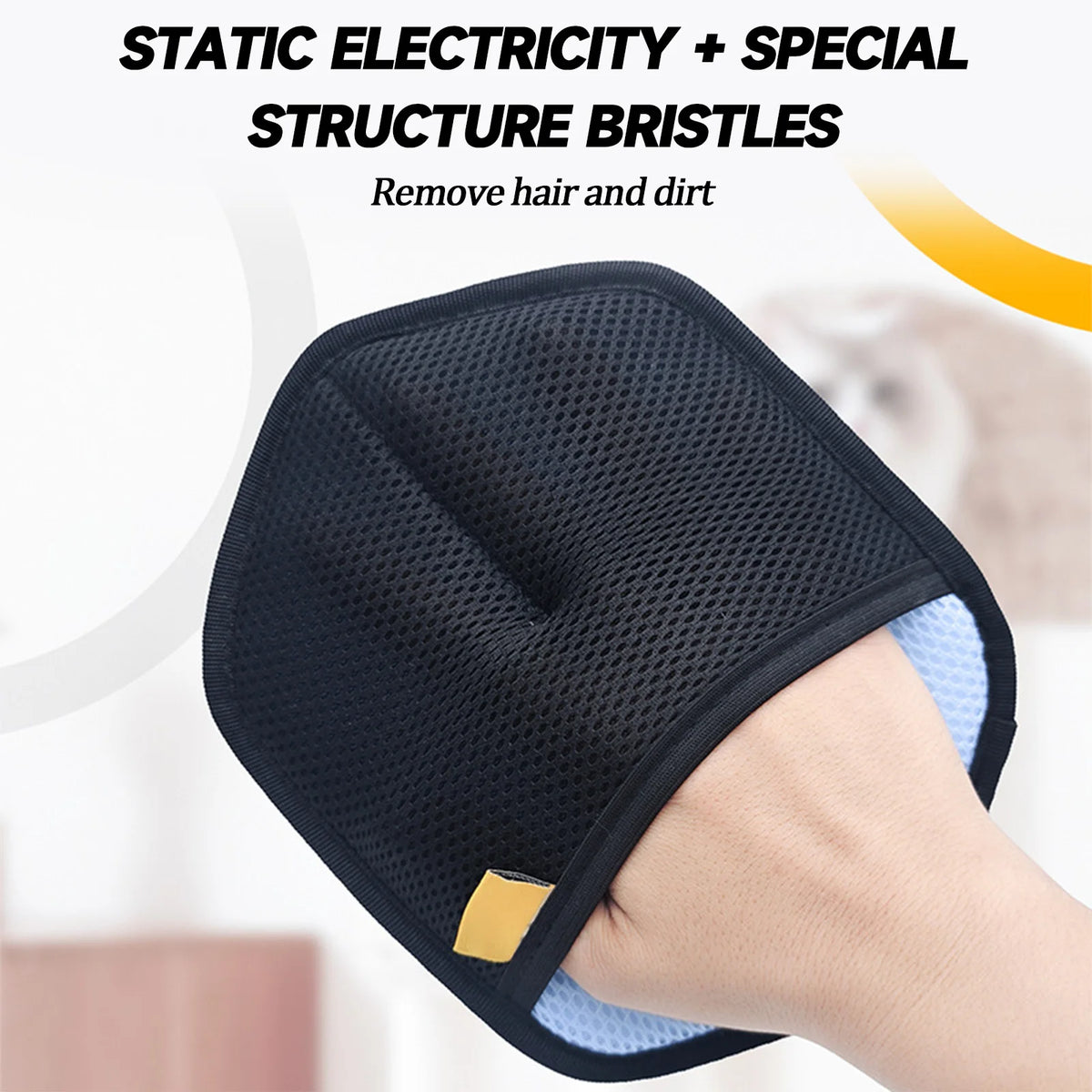 VIBE Pet Hair Remover Glove – Deshedding Mitt Dogs & Cats