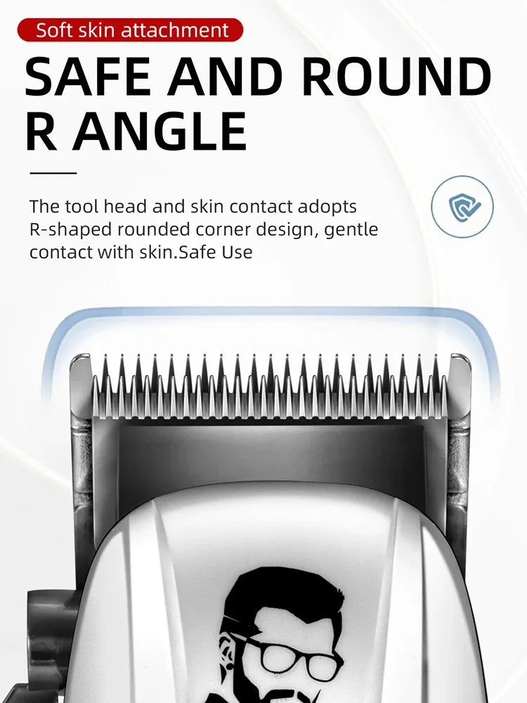Kemei PG809A Cordless Hair Clipper – LED Display Trimmer