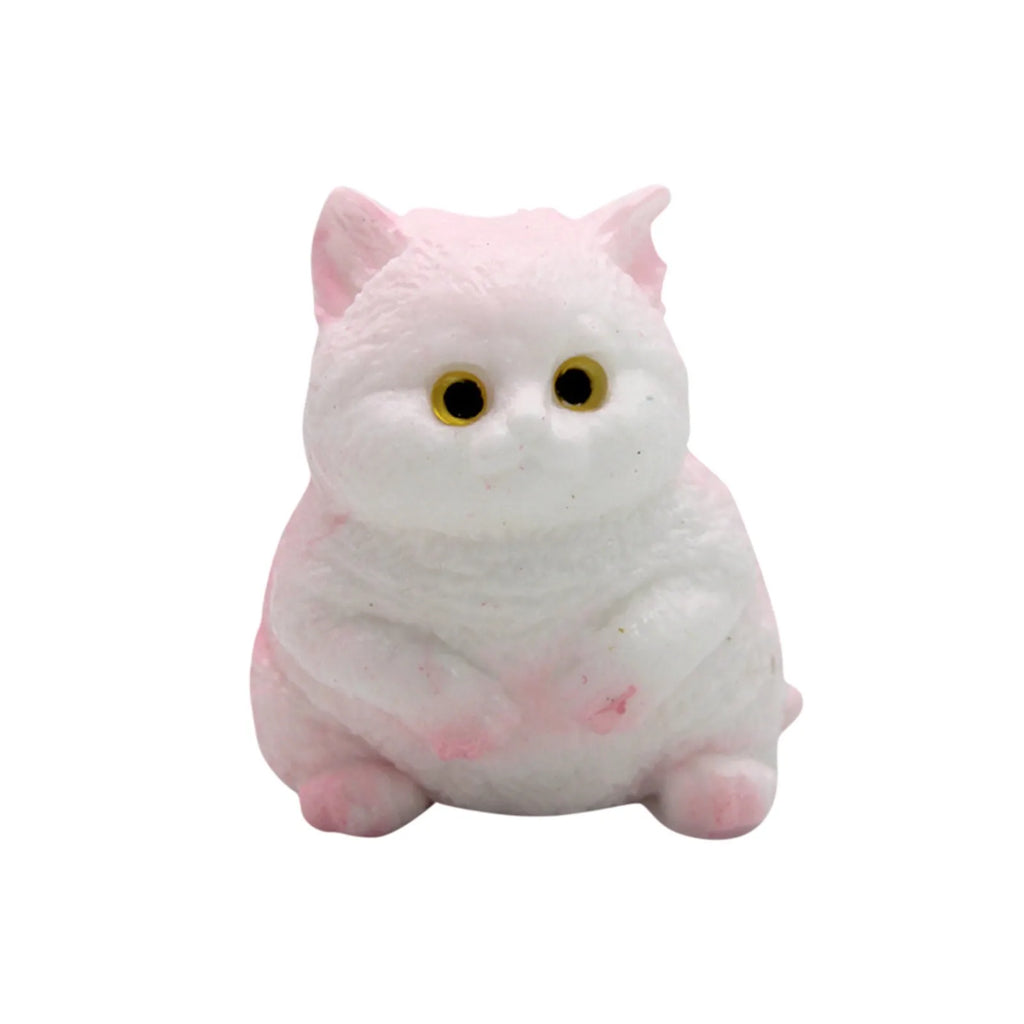 Chubby Cat Squeeze Toy Soft TPR Fidget & Gift – Cute Cat Figure