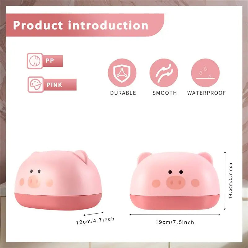 Creative Pig Tissue Box Holder – Cute Plastic Napkin Storage