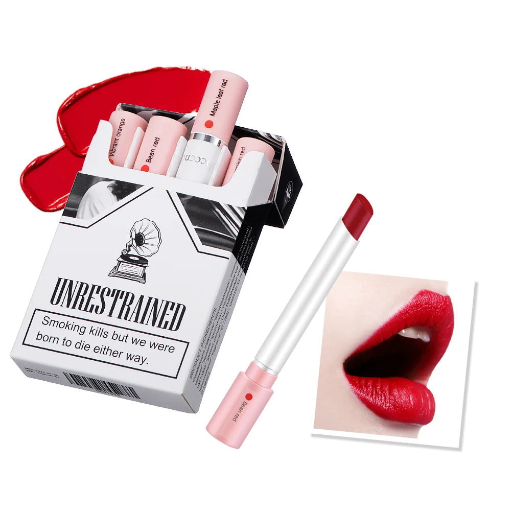 ibcccndc 4-Pc Matte Lipstick Set – Waterproof Long-Lasting Lip Glaze
