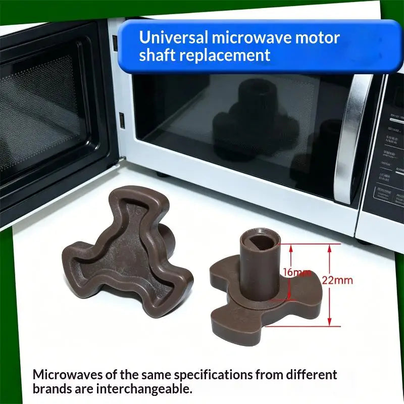 Universal Microwave Turntable Coupler – Durable Plastic Replacement