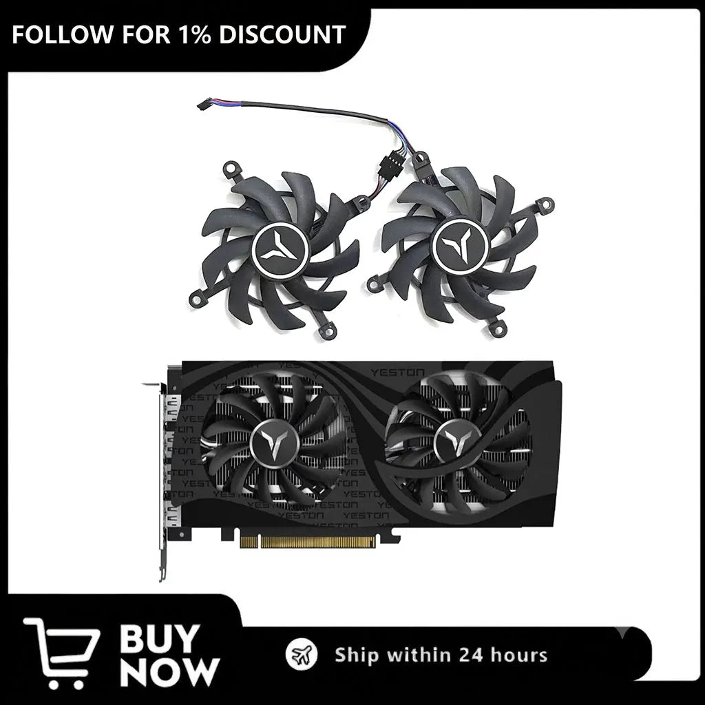 Yeston RTX 3050 3060 3060TK 85mm 4-Pin GPU Fan GA92S2U